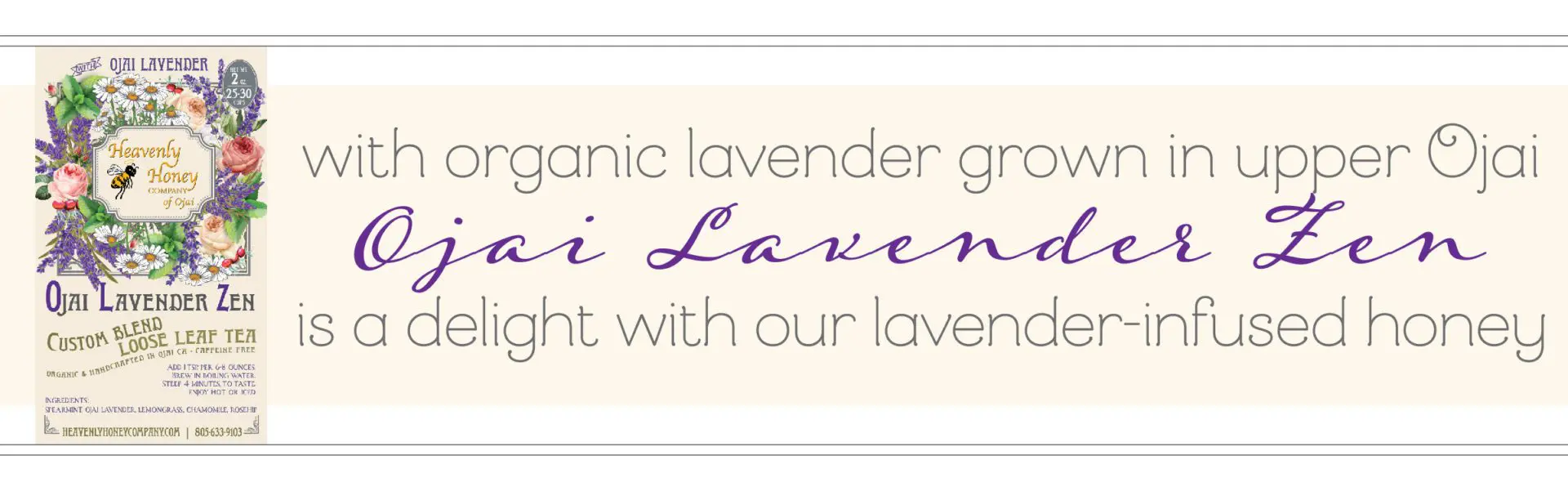 Ojai Lavender Zen Custom Blend tea