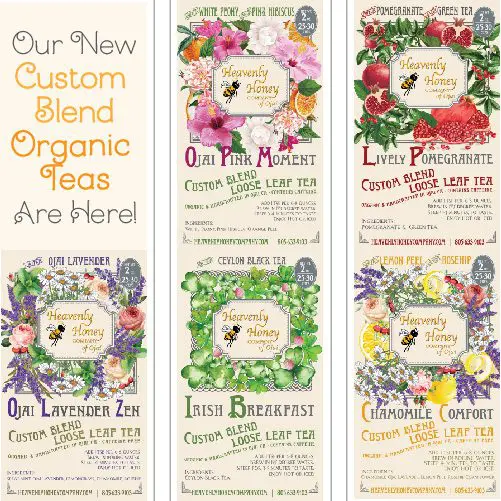All teas Organic blends Heavenly Honey