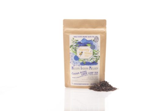 organic nilgiri black tea front