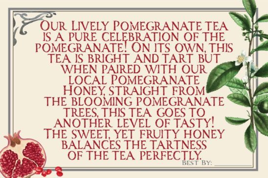 organic pomegranate tea back
