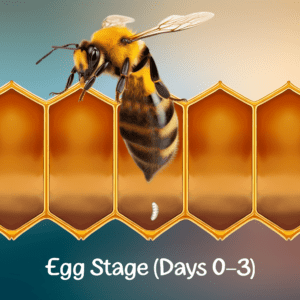 honey bee egg stage